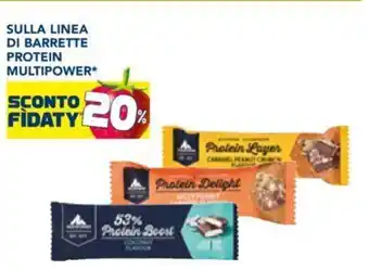 Esselunga Sulla Linea Di Barrette Protein Multipower offerta