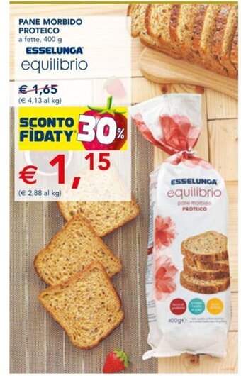 Esselunga Pane Morbido Proteico a fette, 400 g offerta
