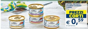 Esselunga Lattina Per Gatti Gourmet Diamant Purina 85 g offerta