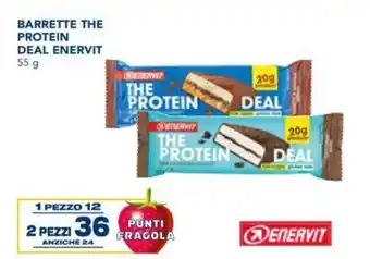 Esselunga Barrette The Protein Deal Enervit 55 g 2 pezzi offerta