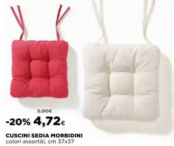 Coop Cuscino sedia morbidini colori assortiti offerta