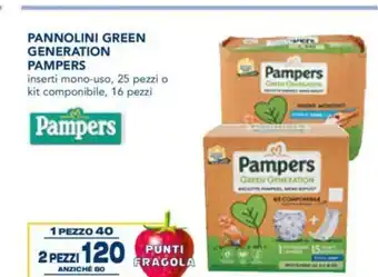 Esselunga Pampers Pannolini Green Generation 2 Pezzi offerta