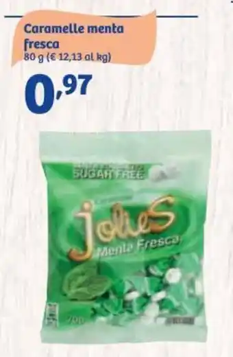 Jolies Caramelle menta fresca 80 g