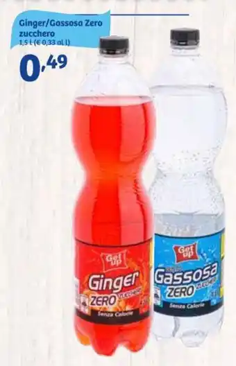 In'S Mercato Ginger/Gassosa Zero zucchero 1,5 l offerta