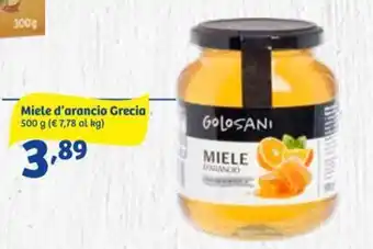 In'S Mercato Golosani Miele d'arancio Grecia 500 g offerta