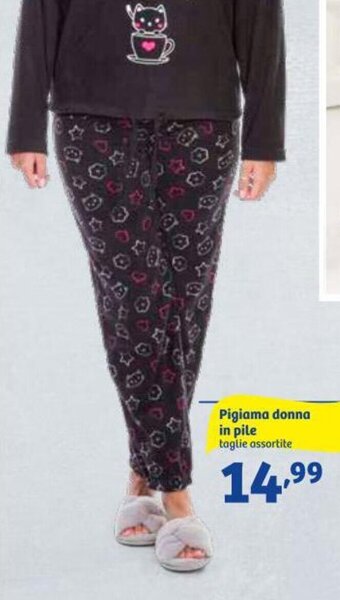 In'S Mercato Pigiama donna in pile offerta