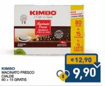 SeBón Supermercati Kimbo Macinato Fresco Cialde 80 + 15 gratis offerta