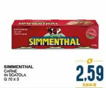 SeBón Supermercati Simmenthal Carne in scatola 70 g x 3 offerta