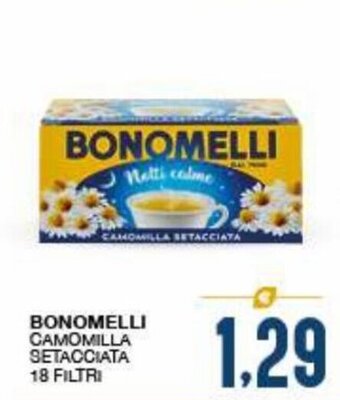 SeBón Supermercati Bonomelli Camomilla Setacciata 18 filtri offerta
