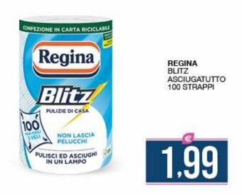 SeBón Supermercati Regina Blitz Asciugatutto 100 strappi offerta