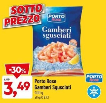 DPiù Porto Rose Gamberi Sgusciati 400 g offerta