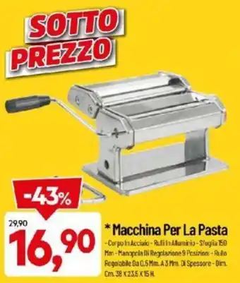DPiù Macchina Per La Pasta offerta