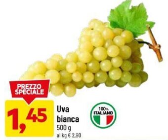DPiù Uva bianca 500 g offerta