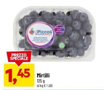 DPiù Mirtilli 125 g offerta
