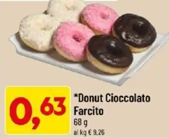 DPiù Donut Cioccolato Farcito 68 g offerta