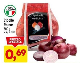 DPiù Cipolle Rosse 800 g offerta