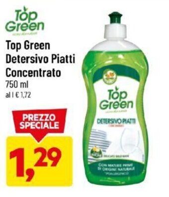DPiù Top Green Detersivo Piatti Concentrato 750 ml offerta