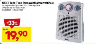 DPiù Ardes Tepo Time Termoventilatore verticale offerta