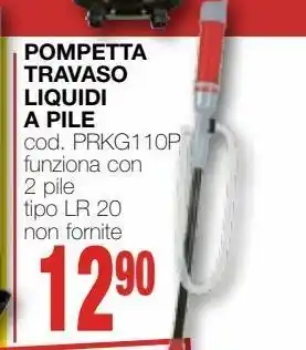 Mondo Brico Pompetta travaso liquido a pile offerta
