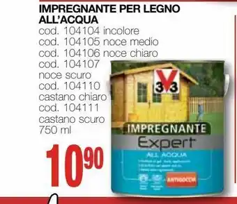 Mondo Brico Impregnante per legno all'aqua offerta