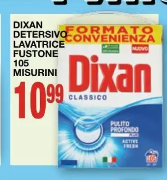 Mondo Brico Dixan detersivo lavatrice fustone 105 misurini offerta