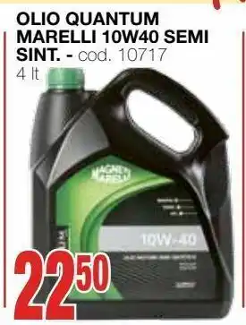 Mondo Brico Olio quantum marelli 10w40 sintetico offerta