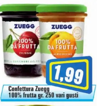 Punto Vigas Zuegg Confettura 100% frutta 250 gr. vari gusti offerta