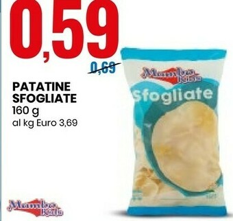 Eurospin Mambo Kids Patatine Sfogliate offerta