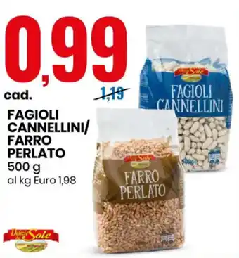 Eurospin Fagioli Cannellini/Farro Perlato 500 g offerta