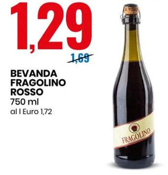 Bevanda Fragolino Rosso 750 ml