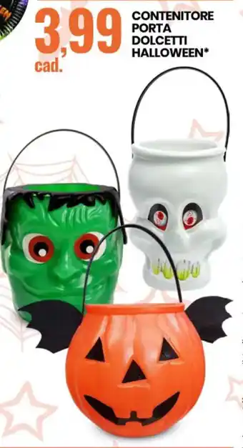 Eurospin Contenitore Porta Dolcetti Halloween offerta