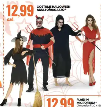 Costume Halloween Adulto/Ragazzo