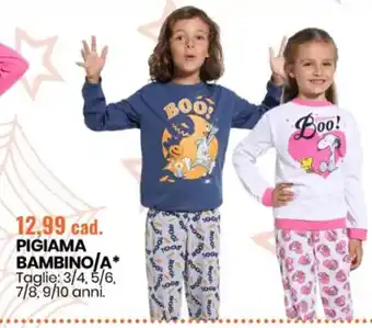 Eurospin Pigiama Bambino/A offerta