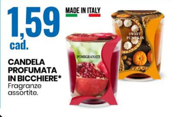 Eurospin Candela Profumata In Bicchiere offerta