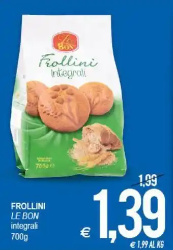 MD Discount Le Bon Frollini Integrali 700 g offerta