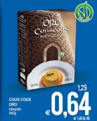MD Discount Oro Cous Cous Integrale 400 g offerta
