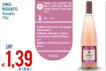 MD Discount Vino Rosato Frizzante 75 cl offerta