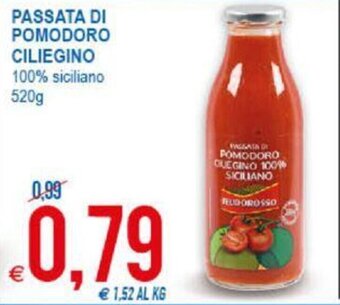Passata Di Pomodoro Ciliegino 100% Siciliano 520 g