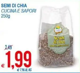MD Discount Cucina E Sapori Semi Di Chia 250 g offerta