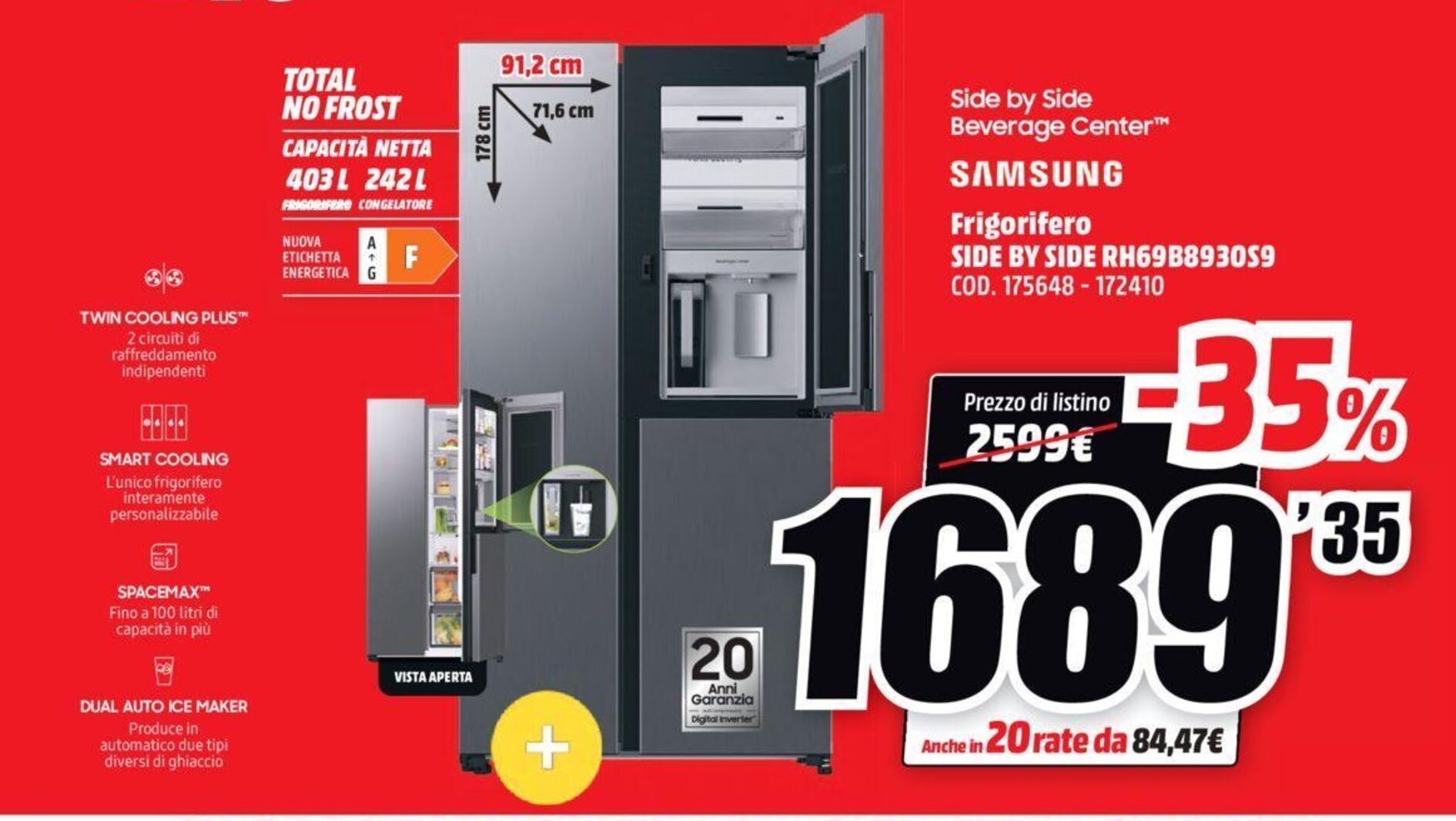 Set Di Collegamento Universale Per Frigorifero Side By Side, 15