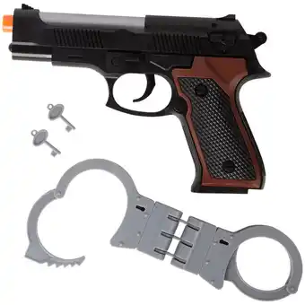 Pistola giocattolo con manette