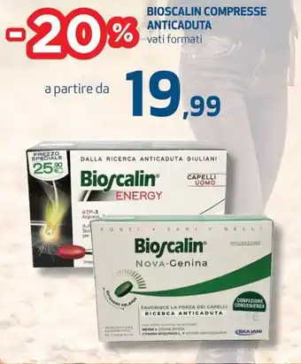 Coop Bioscalin Compresse Anticaduta offerta