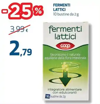 Coop Coop Fermenti Lattici 10 bustine da 2 g offerta
