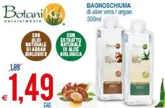 MD Discount BotaniKa Bagnoschiuma di Aloe Vera / Argan 500 ml offerta