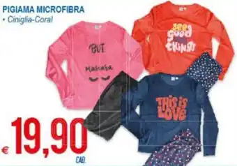 MD Discount Pigiama Microfibra offerta