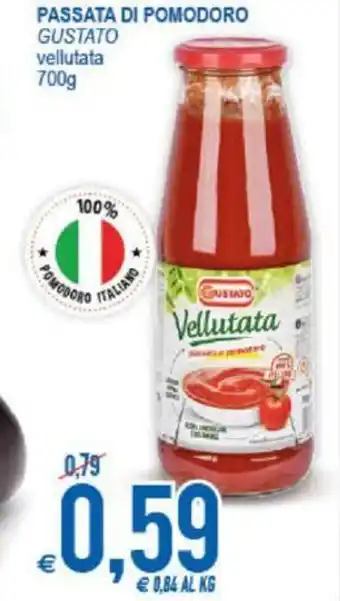 MD Discount Gustato Passata di Pomodoro Vellutata 700 g offerta