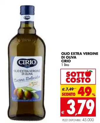 Tigros Cirio Olio Extra Vergine Di Oliva 1 Litro offerta
