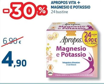 Coop Apropos Vita + Magnesio e Potassio 24 bustine offerta