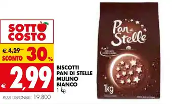 Tigros Mulino Bianco Pan di Stelle Biscotti 1 kg offerta