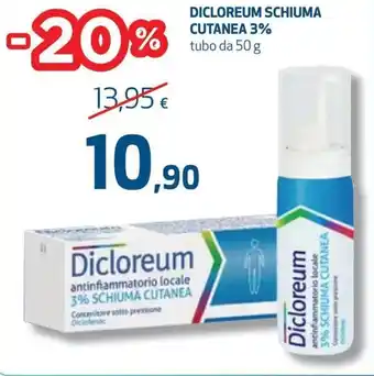 Coop Dicloreum Schiuma Cutanea 3% tubo da 50 g offerta